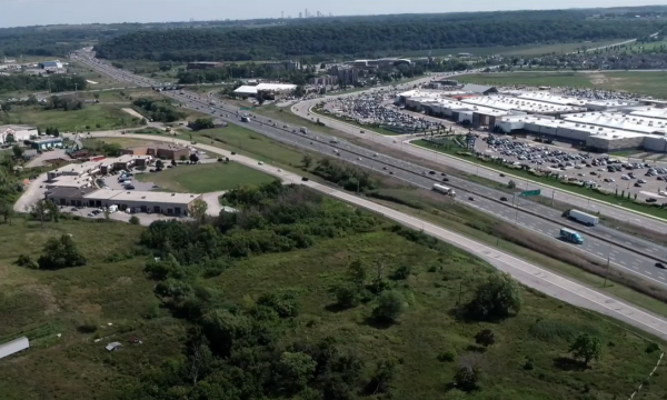 Aerial view of Glendale