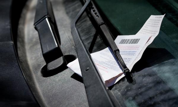 Paying a parking ticket