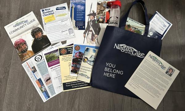 New Resident Welcome Package tote bag, passes, etc.