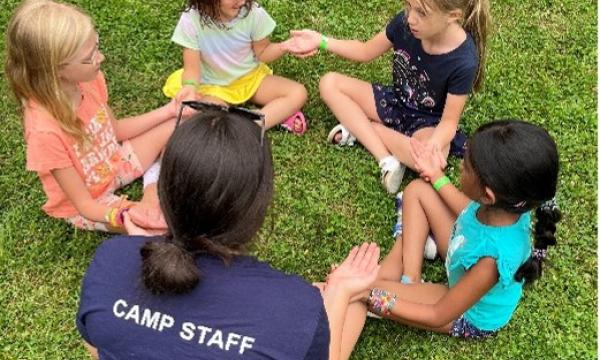 Campers playing during the Town's Summer Day Camp.