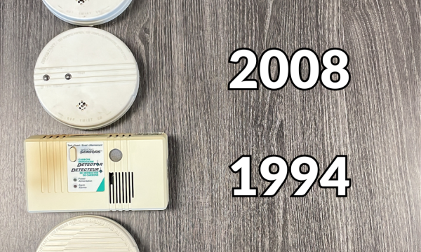 Fire alarms from various years